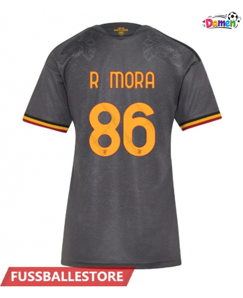 Günstige AS Roma Rodrigo Mora #86 3rd trikot Damen 2026-27 Kurzarm